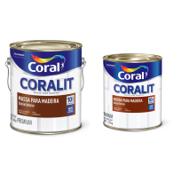 MASSA PARA MADEIRA CORALIT CORAL