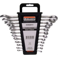 JOGO CHAVE COMBINADA 12 PEÇAS 6-22 STARFER