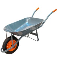 CARRINHO DE MÃO C/ PNEU E CÂMARA CINZA 45L MINASUL