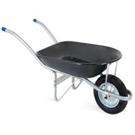 CARRINHO DE MÃO PNEU MACIÇO 55L METALOSA