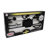 KIT DE BANHEIRO PRETO 5 PEÇAS FIT JAPI