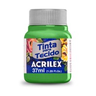 TINTA P/ TECIDO 510 VERDE FOLHA 37ml ACRILEX