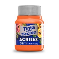 TINTA P/ TECIDO 517 LARANJA 37ml ACRILEX