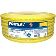 CONDUITE AMARELO ROLO 25 METROS 1/2 FORTLEV