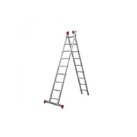 ESCADA EXTENSIVA ALUMÍNIO 9 DEGRAUS BOTAFOGO