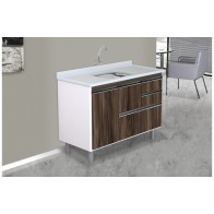 ARMÁRIO COLISEU MADEIRADO 2 GAVETAS + GAVETÃO - 118,7CM CASTAINE