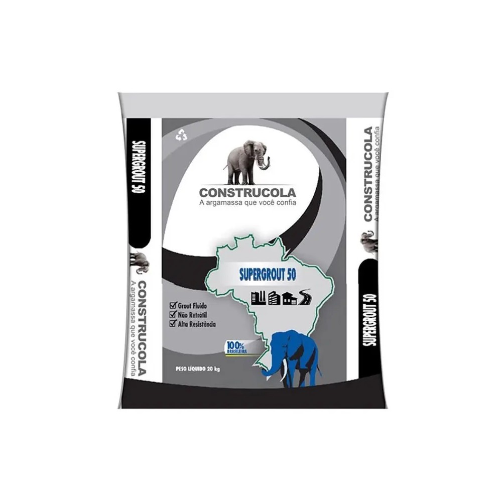 GRAUTE SUPERGRAUTE 50MPA 20KG CONSTRUCOLA