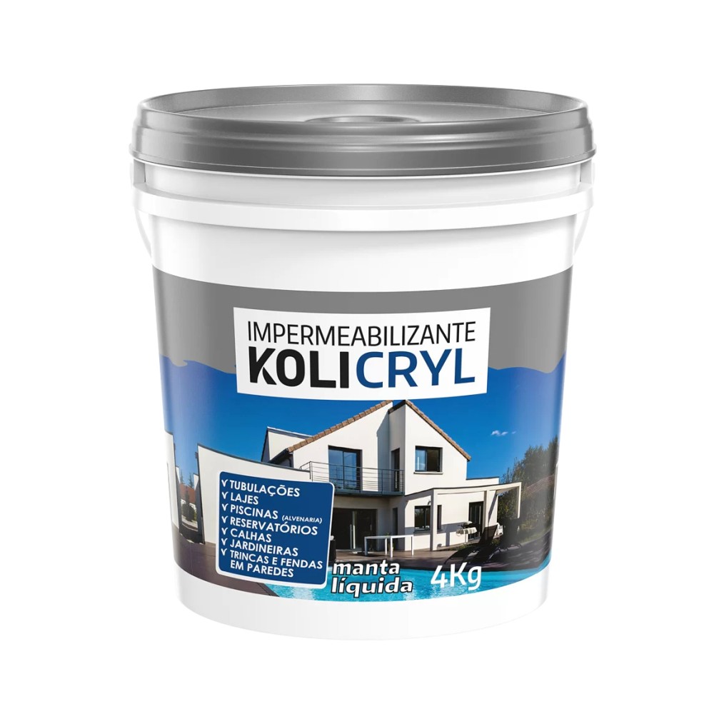 IMPERMEABILIZANTE 4KG KOLICRYL NENA KOLIMAR