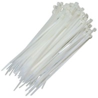 ABRAÇADEIRA NYLON BRANCA 2,5X100 C/100 UNIDADES