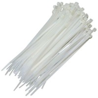 ABRAÇADEIRA NYLON BRANCA 4,8X200 C/100 UNIDADES