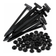 ABRAÇADEIRA NYLON TIPO T PRETA 5X94MM C/5 UNIDADES